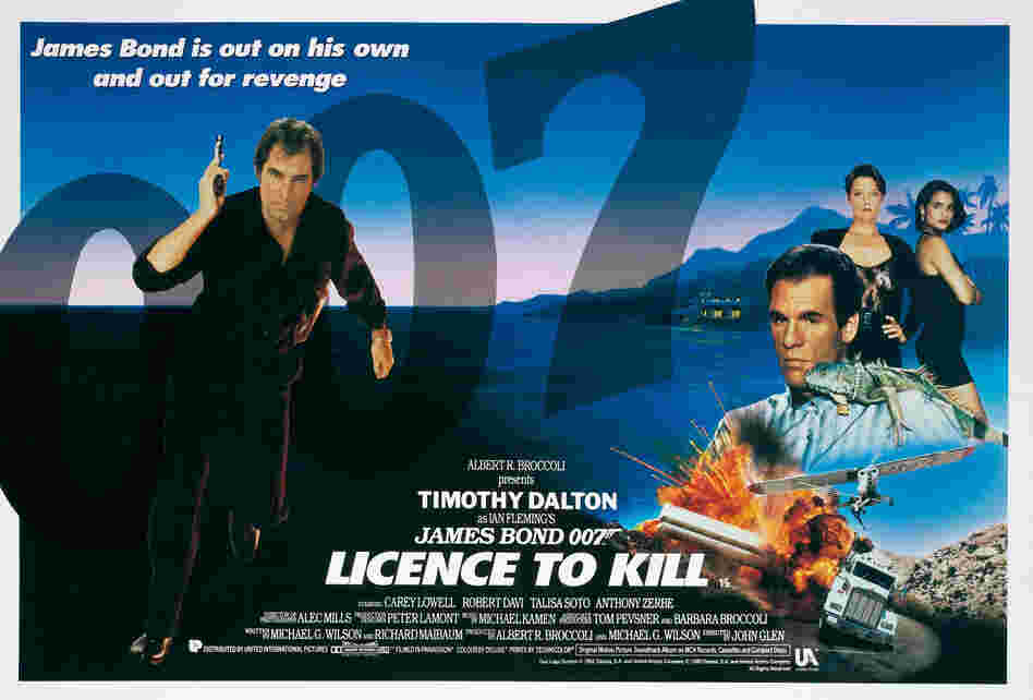 1989: During the 1980s, photography was at the forefront of the new realism in art. The aim with the License to Kill poster campaign was to produce images that were real but at the cutting edge of what was artistically possible. Art director: Robin Behling. Photography by Keith Hamshere and Douglas Kirkland.