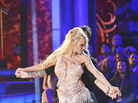 Pamela Anderson performs with Tristan MacManus on Dancing With the Stars: All-Stars. Anderson was the first contestant eliminated on the show this season. Pamela Anderson performs with Tristan MacManus on Dancing With the Stars: All-Stars. Anderson was the first contestant eliminated on the show this season.