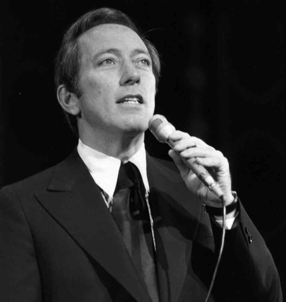 Singer Andy Williams in 1970.