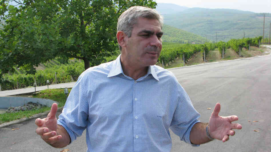 Winemakers like Stellios Boutaris, shown near his vineyard outside Naoussa, Greece, and other business leaders have been forced to pursue new financial tactics because credit is hard to come by.