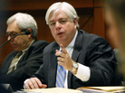 Iowa Supreme Court Justice David Wiggins, right, faces a retention vote Nov. 6. Iowa Supreme Court Justice David Wiggins, right, faces a retention vote Nov. 6.