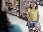 A controversial ad by Blue Cross and Blue Shield of Minnesota shows an overweight shopper and her daughter buying junk food. A controversial ad by Blue Cross and Blue Shield of Minnesota shows an overweight shopper and her daughter buying junk food.