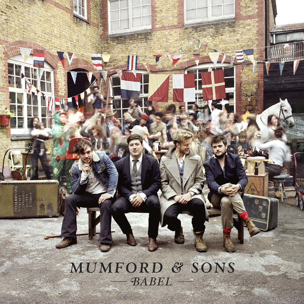 Mumford & Sons is led by singer Marcus Mumford (second from left). The band's second album, Babel, was released on Sept. 25 and is on pace to be the highest-selling debut of 2012.