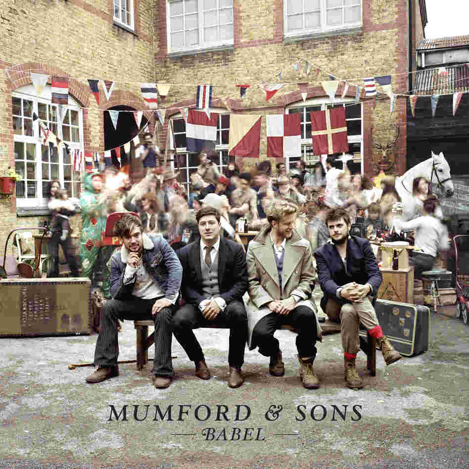 Mumford & Sons is led by singer Marcus Mumford (second from left). The band's second album, Babel, was released on Sept. 25 and is on pace to be the highest-selling debut of 2012.