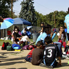 Families in a predominantly Latino youth soccer league gather for matches in Aurora. Hispanics make up nearly a third of the city's population, according to the 2010 Census. Families in a predominantly Latino youth soccer league gather for matches in Aurora. Hispanics make up nearly a third of the city's population, according to the 2010 Census.