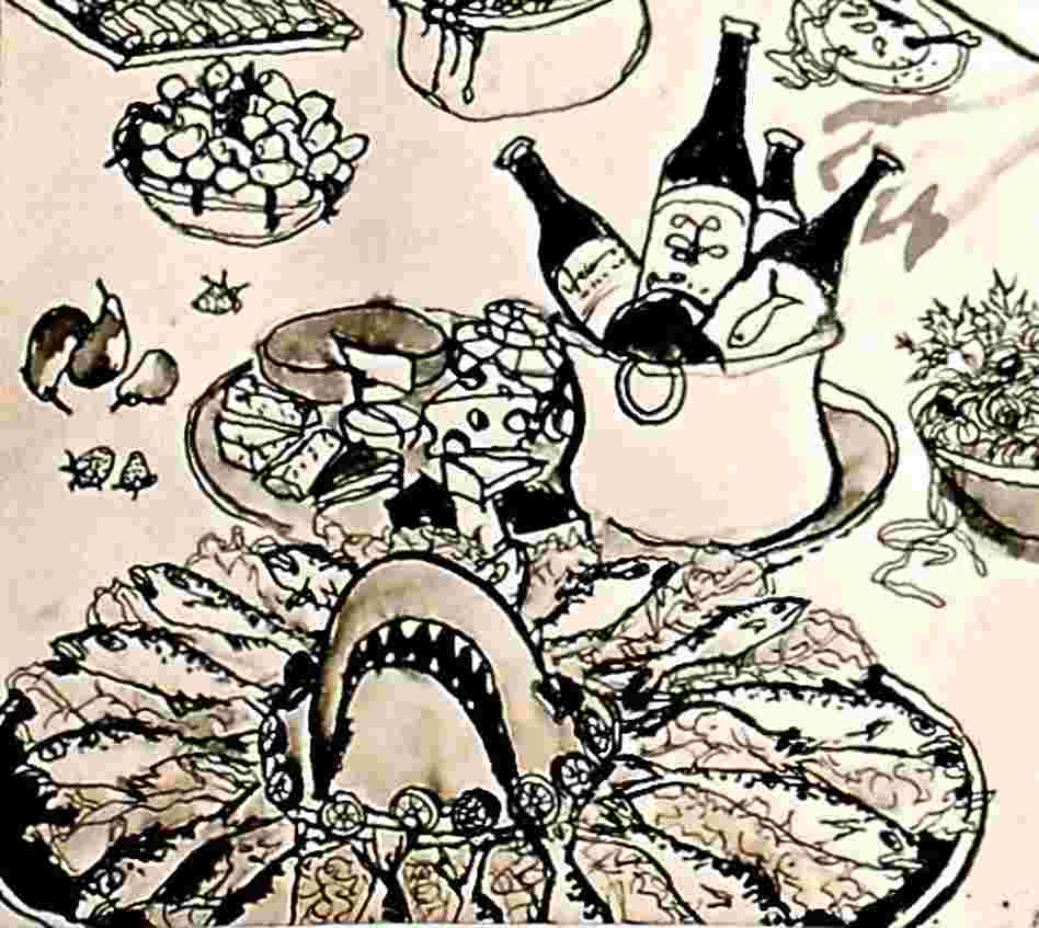 Food on a table Food on a table