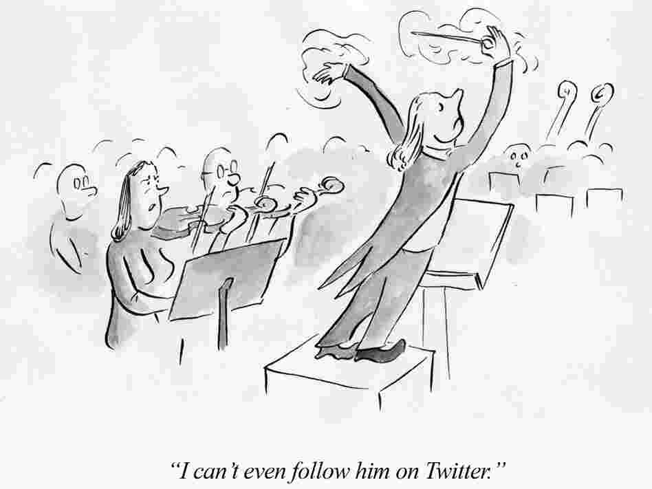 "I can't even follow him on twitter."