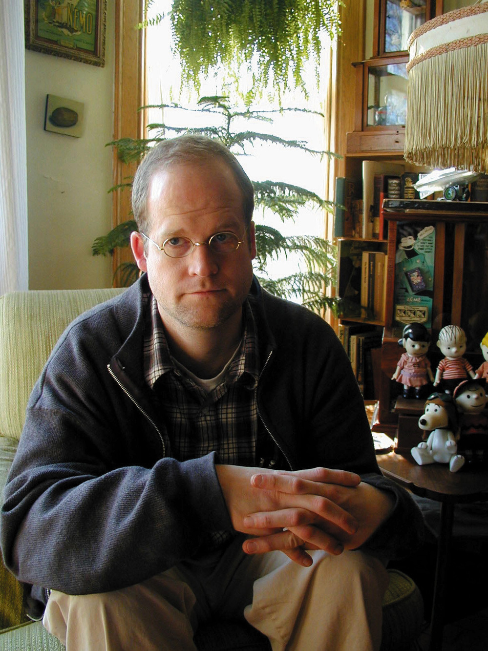 Chris Ware is a comic book artist and cartoonist. He is best known for his Acme Novelty Library series and for Jimmy Corrigan: The Smartest Kid On Earth.