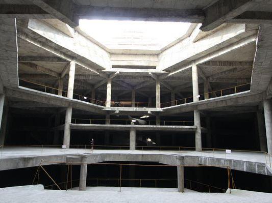 Koryo Tours says this is where the hotel's main dining room will be.