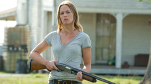 Sara (Emily Blunt) is a single mom who's learned to stand her ground to protect her home — and her young son.
