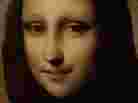 A closeup from the portrait that a Swiss foundation says is an early "Mona Lisa" by Leonard Da Vinci. A closeup from the portrait that a Swiss foundation says is an early "Mona Lisa" by Leonard Da Vinci.