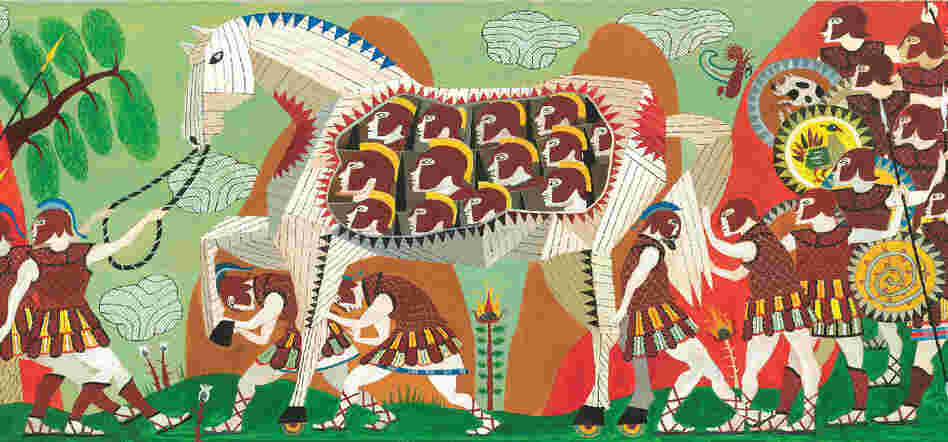 The author, illustrator and publisher of a richly illustrated retelling of Homer's The Odyssey say that not all books can be e-books. "E-books are fine for the things e-books are good for," says author Gillian Cross, "but they couldn't do this at all." The author, illustrator and publisher of a richly illustrated retelling of Homer's The Odyssey say that not all books can be e-books. "E-books are fine for the things e-books are good for," says author Gillian Cross, "but they couldn't do this at all."