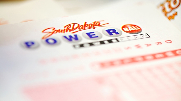 A Powerball ticket reader at a South Dakota store.