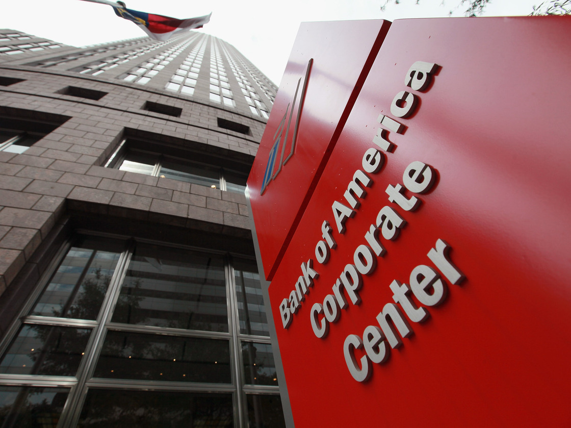 Bank of America's corporate center in Charlotte, N.C.