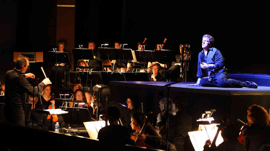The Dayton Opera and Dayton Philharmonic Orchestra perform Beethoven's Fidelio in January 2011 at the Benjamin and Maria Schuster Performing Arts Center in Dayton, Ohio.