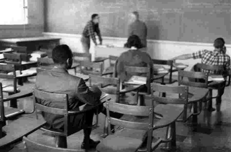 Photos of James Meredith's first day of classes at the University of Mississippi. The images are now a part of the Ed Meek Collection at the Meek School of Journalism and New Media at the University of Mississippi.