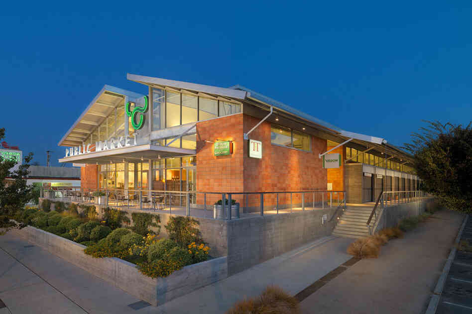 Oxbow Public Market in Napa, Calif., opened in 2007 and was designed to blend in with the surrounding architecture.