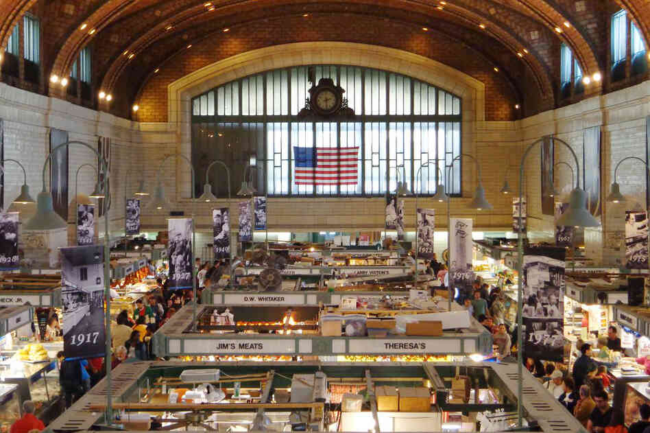 Today, the Cleveland West Side Market is a space for 100 vendors opportunities to sell and connect with the local community and tourists.
