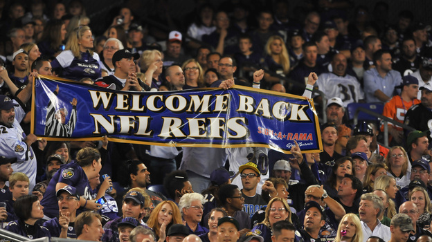 In Baltimore, fans made their feelings clear Thursday night. (Getty Images)