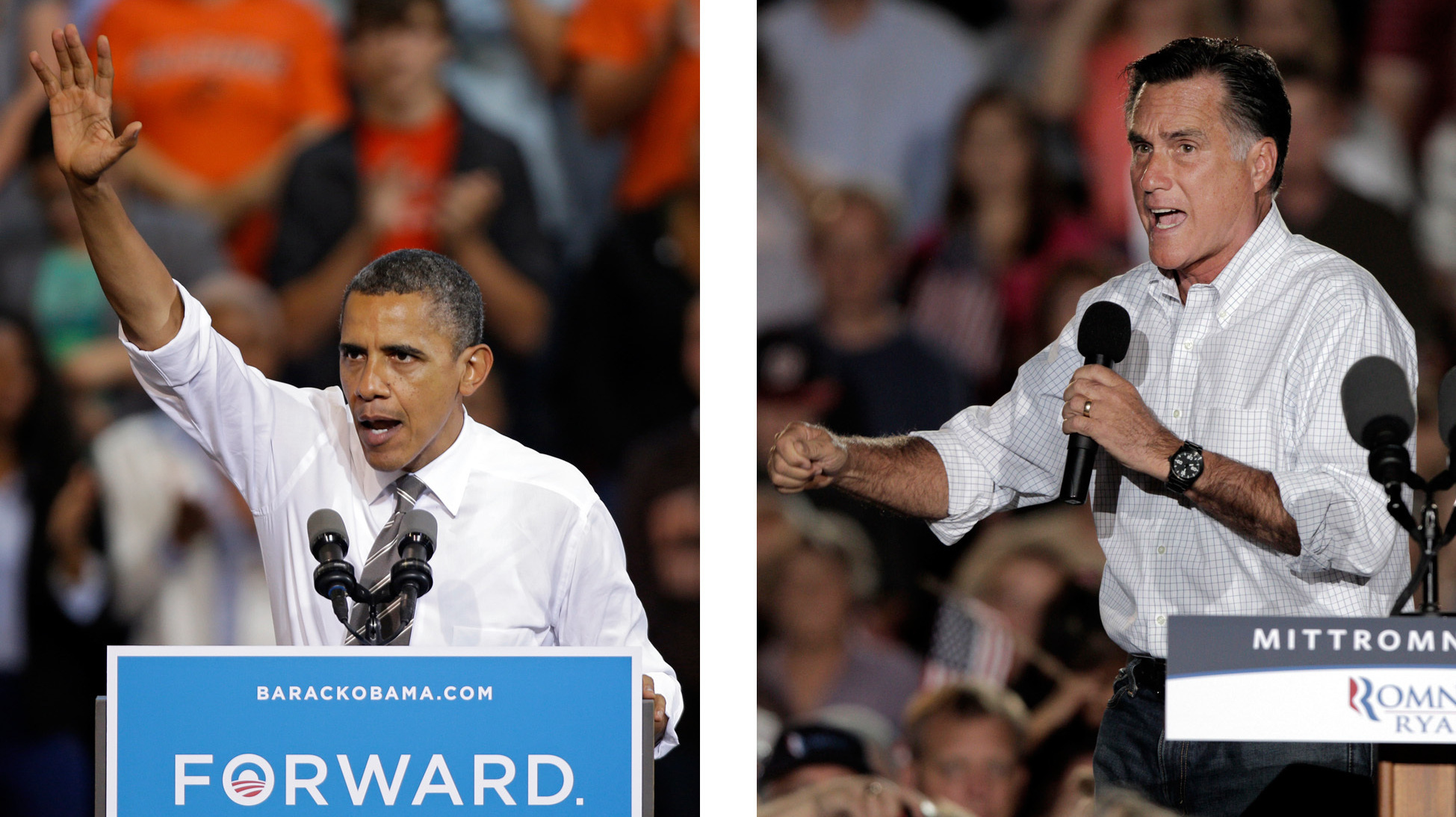 President Barack Obama and Republican presidential candidate Mitt Romney both campaigned in the battleground state of Ohio this week.