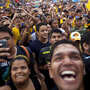 Supporters of opposition presidential candidate Henrique Capriles attend a campaign rally in Valencia, Venezuela, on Thursday. Capriles is running against President Hugo Chavez in the country's Oct. 7 election. Supporters of opposition presidential candidate Henrique Capriles attend a campaign rally in Valencia, Venezuela, on Thursday. Capriles is running against President Hugo Chavez in the country's Oct. 7 election.