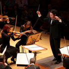 Conductor Gustavo Dudamel leads his forces through a vibrant opening-weekend performance of Stravinsky, Stucky and Ravel on Sept. 30, 2012. Conductor Gustavo Dudamel leads his forces through a vibrant opening-weekend performance of Stravinsky, Stucky and Ravel on Sept. 30, 2012.