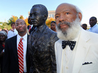 James Meredith at the University of Mississippi in 2006, as the school dedicated a bronze statue in his likeness on campus. James Meredith at the University of Mississippi in 2006, as the school dedicated a bronze statue in his likeness on campus.