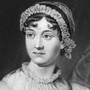 English novelist Jane Austen from an original family portrait.
