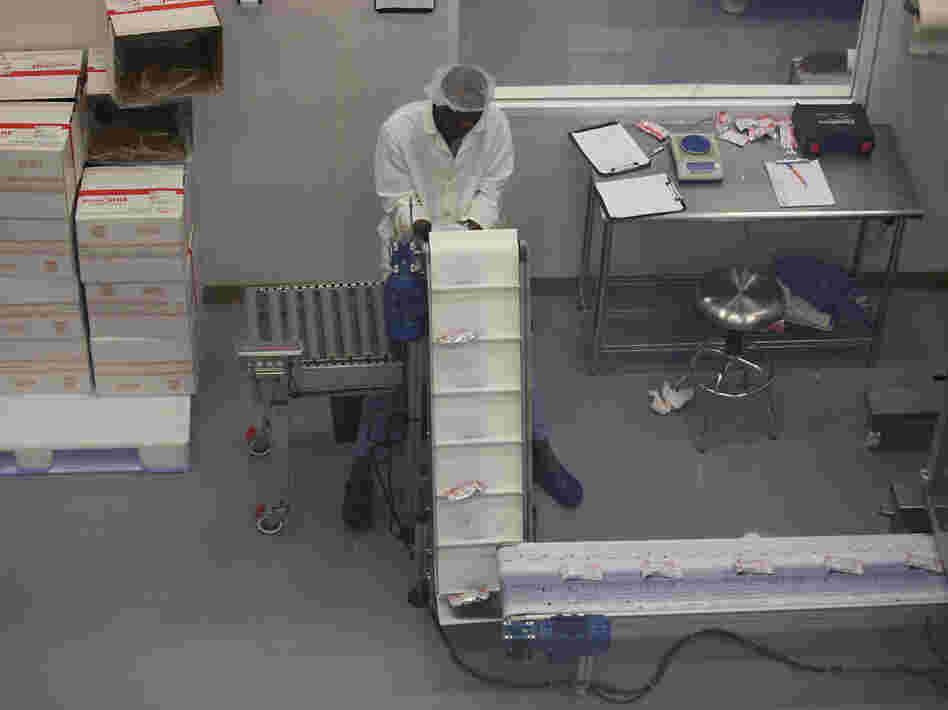 Meds and Food for Kids started making enriched peanut butter in 2003 by grinding peanuts and mixing the ingredients by hand. Today, it has a modern factory.