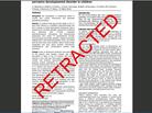 A study shows less than a quarter of retractions were the result of honest errors. A study shows less than a quarter of retractions were the result of honest errors.