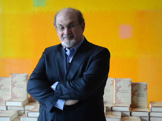Salman Rushdie is the author of The Satanic Verses, which inspired a fatwah calling for his death. His novel Midnight's Children has been adapted into a film that opens in the U.S. on Nov. 2.