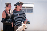 Bobbie and Sara. Came to Slab City to start a life together.