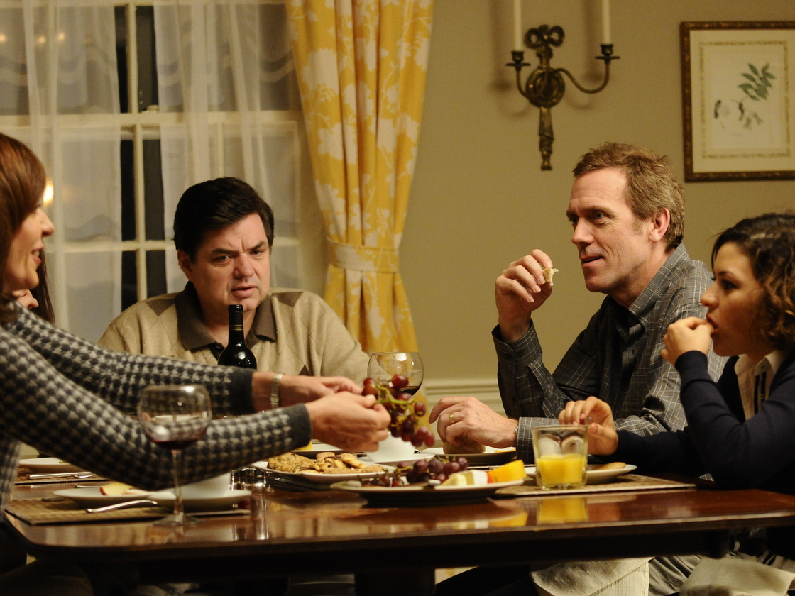 The Ostroffs (Allison Janney and Oliver Platt) and their good friends, the Walling family (Hugh Laurie and Alia Shawkat), are shaken when the Ostroffs' daughter comes home for the holidays.