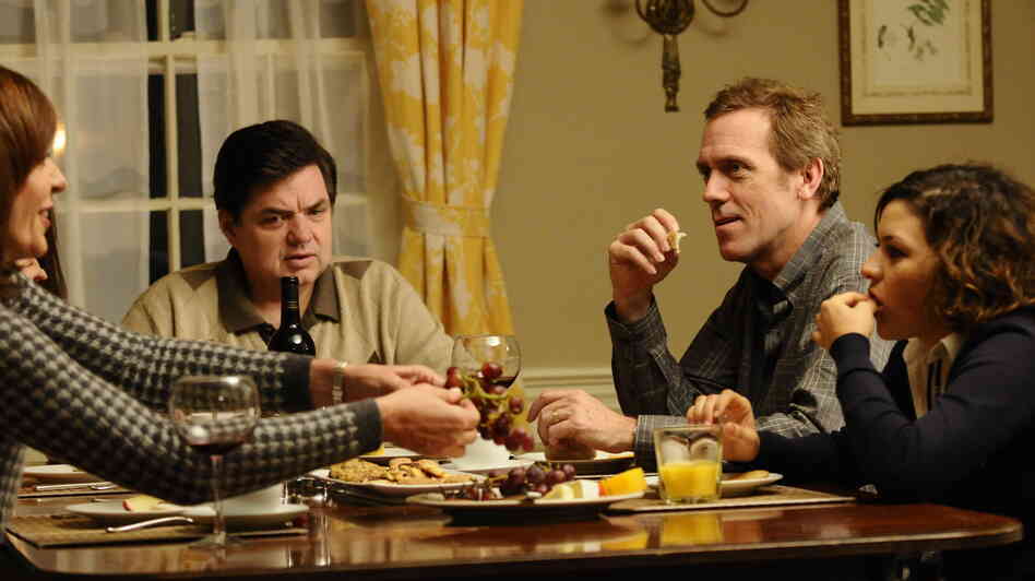 The Ostroffs (Allison Janney and Oliver Platt) and their good friends, the Walling family (Hugh Laurie and Alia Shawkat), are shaken when the Ostroffs' daughter comes home for the holidays.