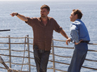 Paul Thomas Anderson (left) works with actor Joaquin Phoenix on the set of The Master. Paul Thomas Anderson (left) works with actor Joaquin Phoenix on the set of The Master.