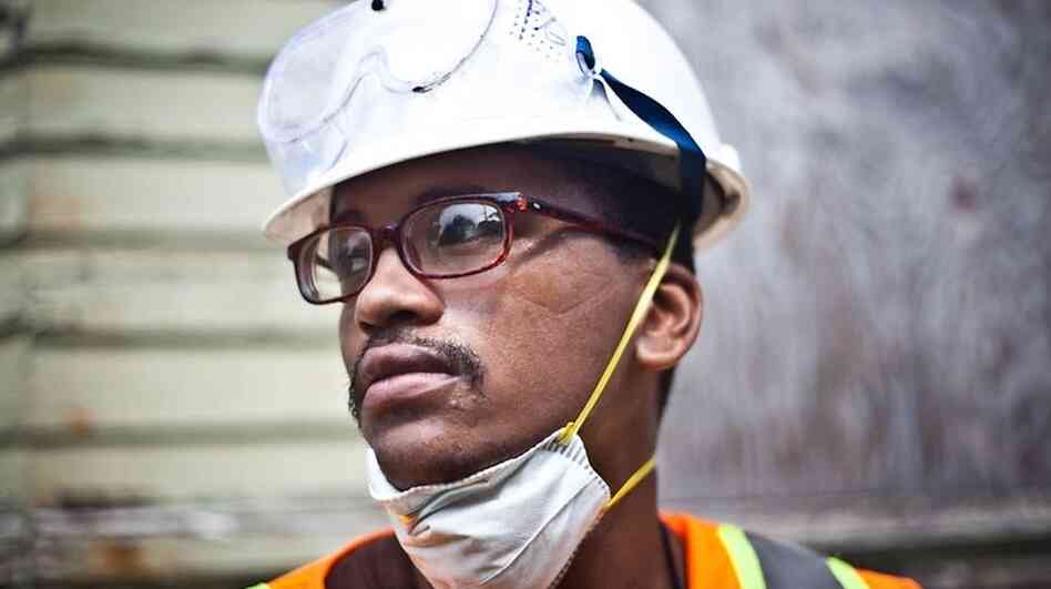 Bernard Goutier, 25, has served time in prison twice. He's now learning construction skills with Emerge Connecticut, which offers paid on-the-job training, literacy classes and support groups to ex-offenders. Bernard Goutier, 25, has served time in prison twice. He's now learning construction skills with Emerge Connecticut, which offers paid on-the-job training, literacy classes and support groups to ex-offenders.
