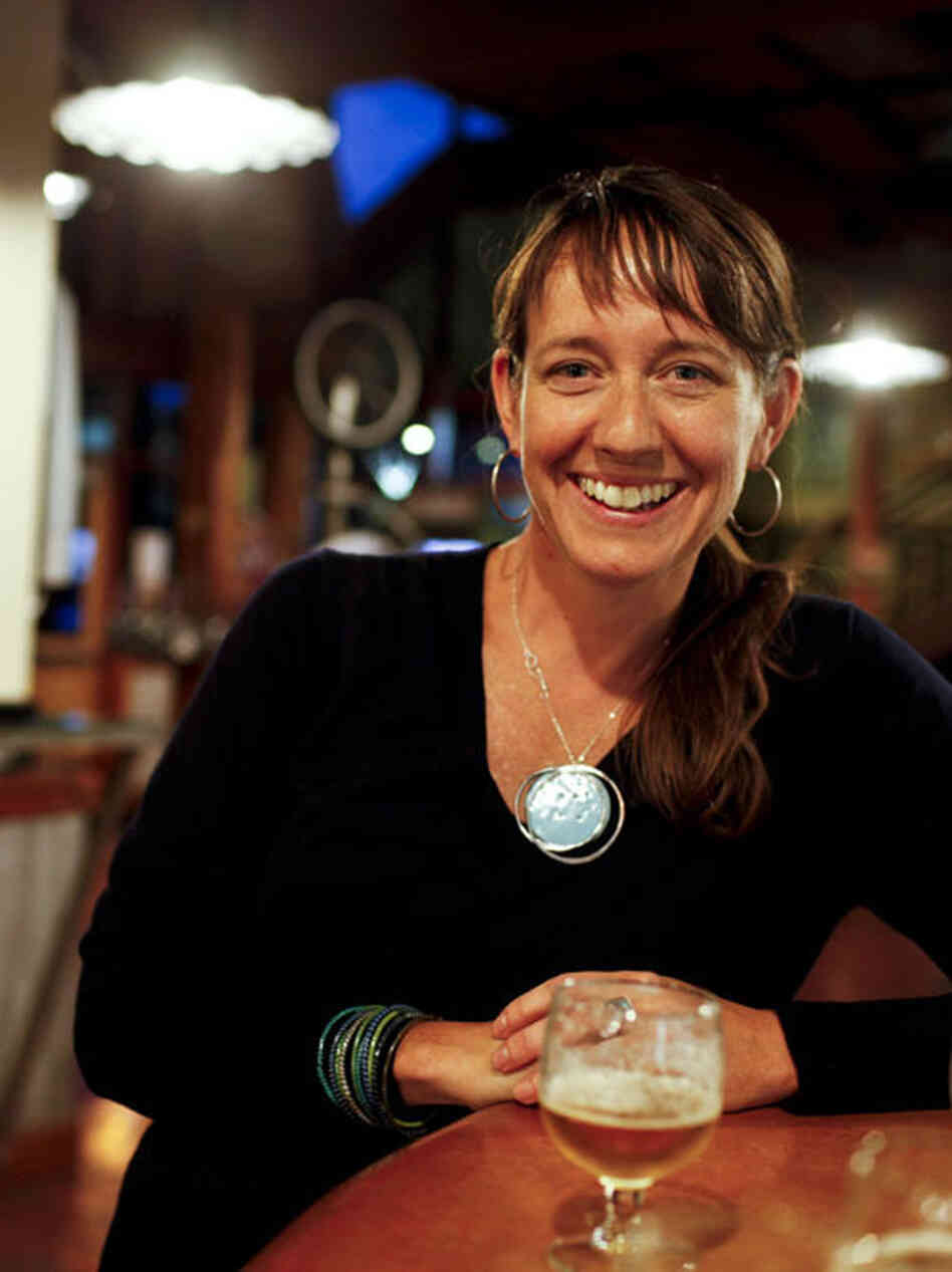Jenn Vervier, the New Belgium Brewing Co.'s director of sustainability, says the brewery's energy-saving efforts include making ice at night, when it's colder.
