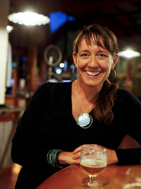 Jenn Vervier, the New Belgium Brewing Co.'s director of sustainability, says the brewery's energy-saving efforts include making ice at night, when it's colder.