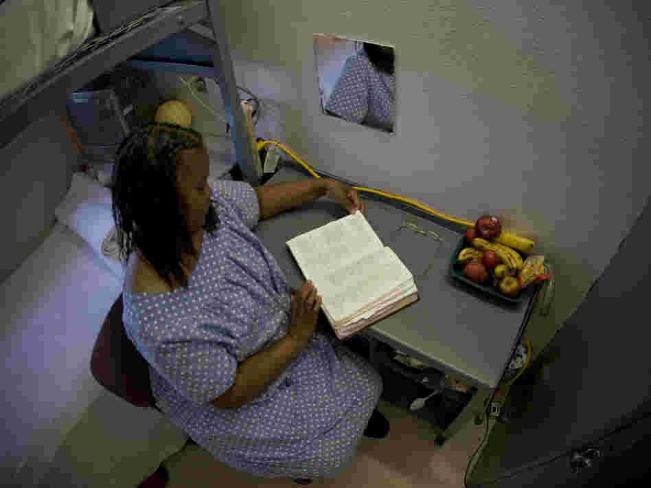 LaVelma Byrd, photographed at the California Institution for Women in Chino, Calif., was convicted of murdering her husband in 1994. She never let on that her husband beat her on a regular basis. She is not eligible for parole until 2020.
