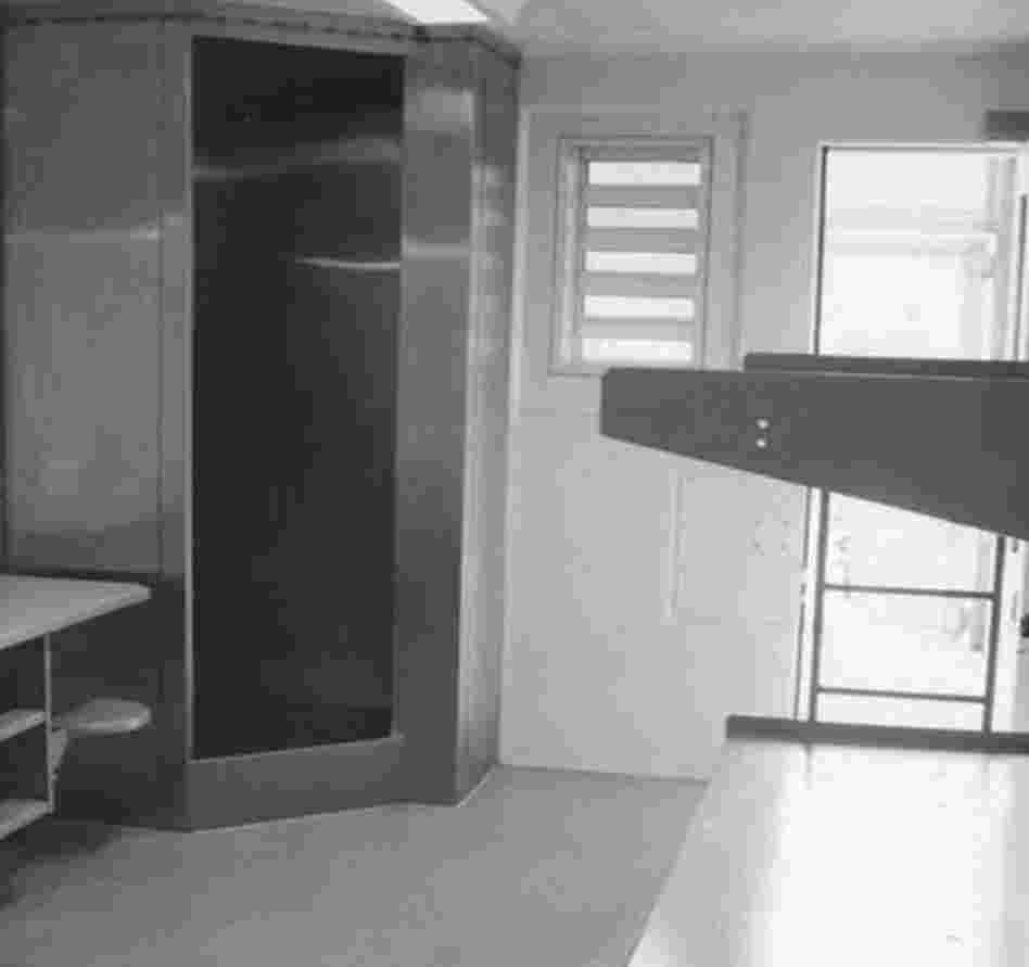 A typical special housing unit (SHU) cell for two prisoners, in use at Upstate Correctional Facility and SHU 20.0.s in New York.
