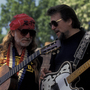 Willie Nelson (left) and Waylon Jennings, members of the country supergroup The Highwaymen, perform at a concert in Central Park in 1993. Willie Nelson (left) and Waylon Jennings, members of the country supergroup The Highwaymen, perform at a concert in Central Park in 1993.