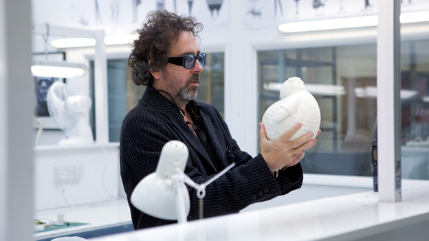 Tim Burton, seen here with a stop-motion puppet, has made several films using the time-intensive style, including The Nightmare Before Christmas, Corpse Bride and his latest film, Frankenweenie. Tim Burton, seen here with a stop-motion puppet, has made several films using the time-intensive style, including The Nightmare Before Christmas, Corpse Bride and his latest film, Frankenweenie.