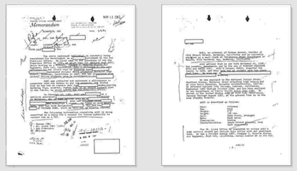Click on the documents above to read excerpts from Richard Aoki's FBI file. Click on the documents above to read excerpts from Richard Aoki's FBI file.