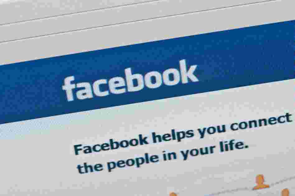 The Facebook homepage.