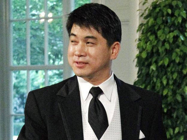 Olympic speedskating coach Jae Su Chun arrives for a State Dinner at the White House in May 2010. Chun is accused of verbally, physically and psychologically abusing various members of the U.S. short track team.