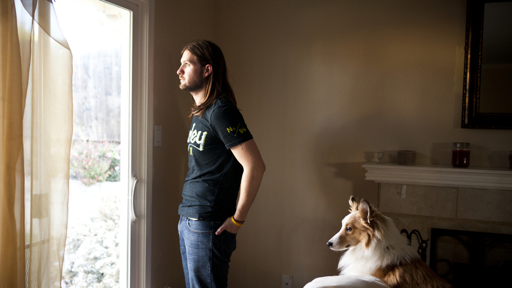 Chris Stephens, 28, has been battling depression all of his life. At times he wouldn't get out of bed for weeks. In January, he said his depression hadn't returned since he started taking ketamine.