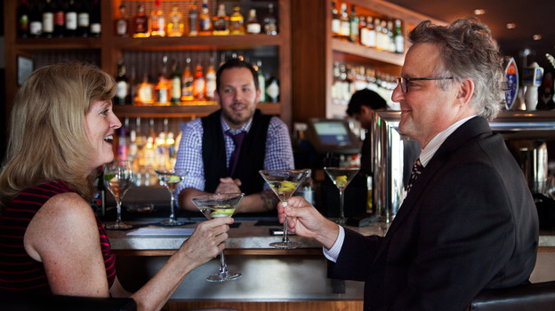 NPR's Allison Aubrey and Joe Palca "investigate" the difference between shaken and stirred martinis.