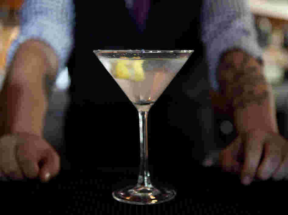 One martini; shaken, not stirred.