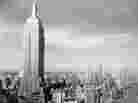 View of the Manhattan skyline with the Empire State Building and Chrysler Building (R), New York City, 1940s. (Photo by Hulton Archive/Getty Images) View of the Manhattan skyline with the Empire State Building and Chrysler Building (R), New York City, 1940s. (Photo by Hulton Archive/Getty Images)