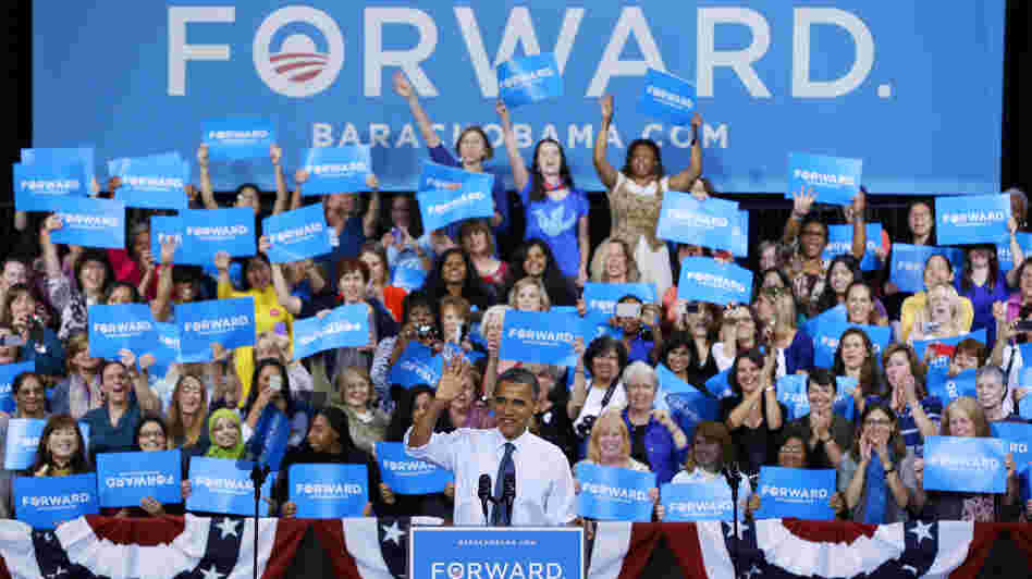 President Obama speaks during a campaign event at George Mason University in Fairfax, Va., on Friday.